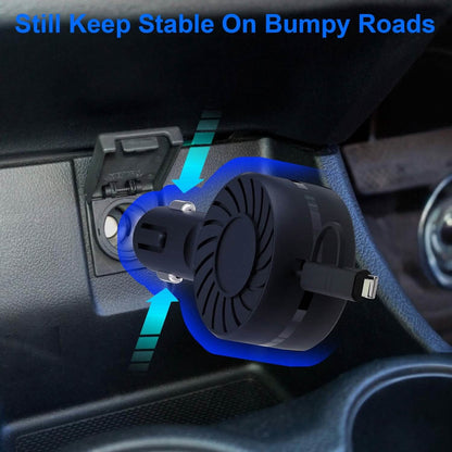 21W 3-in-1 Retractable Car Phone Charger