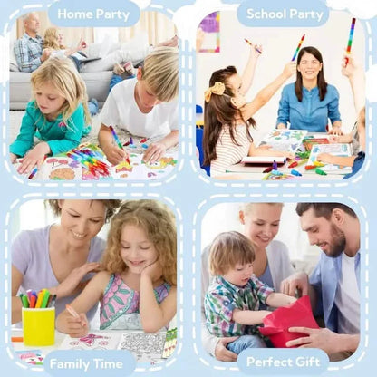 26-Pack: Coloring Books For Kids Ages 4-8, 8-12 Birthday Party Favors Gifts