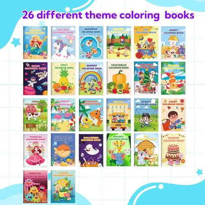 26-Pack: Coloring Books For Kids Ages 4-8, 8-12 Birthday Party Favors Gifts