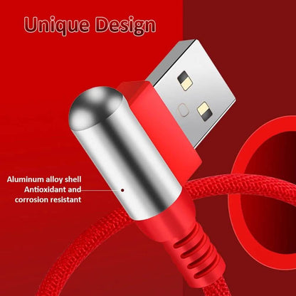 3-In-1 Charging Cable USB to Micro USB + Type C + Lightning Charging Cable Fast Charging