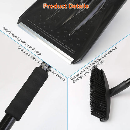 3-in-1 Snow Shovel Kit Brush Ice Scraper