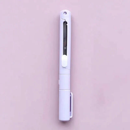 3-Pack: 2-in-1 Pen Style Scissors with Paper Cutter