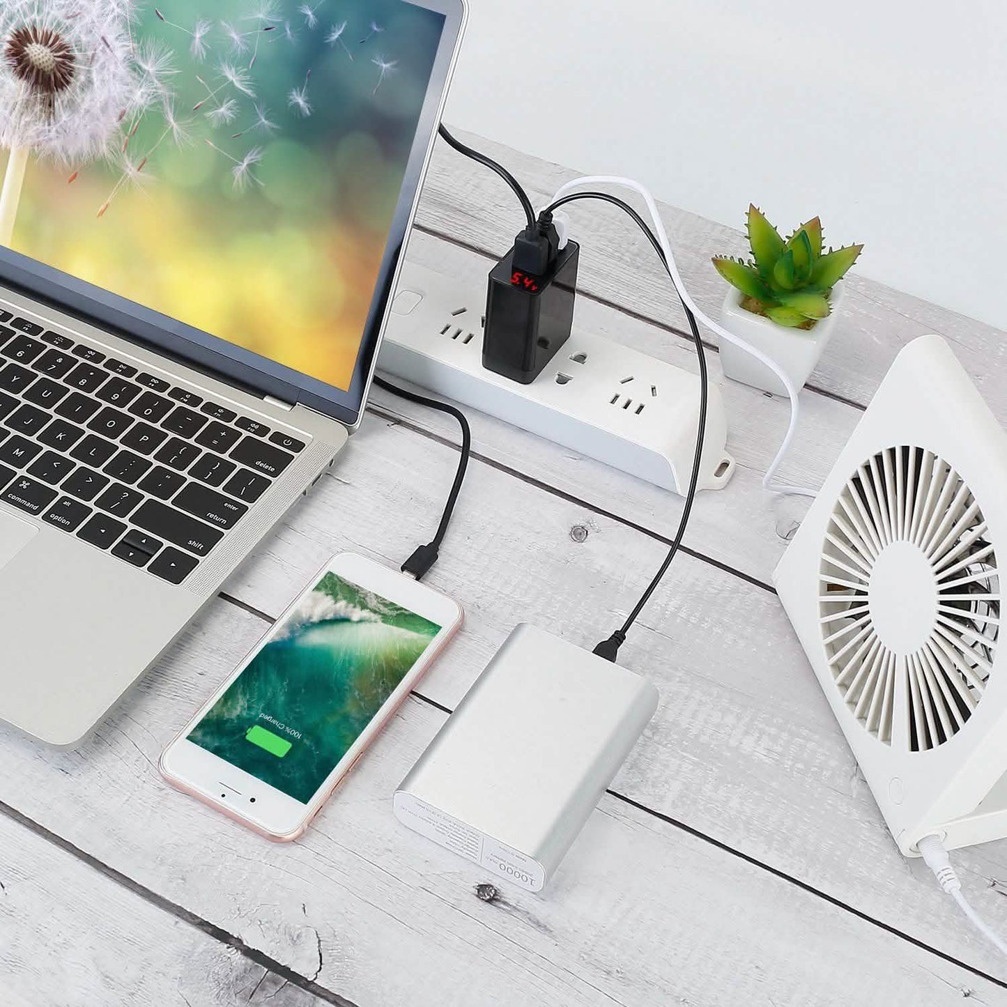 3-Pack: 3-Port USB Wall Charger