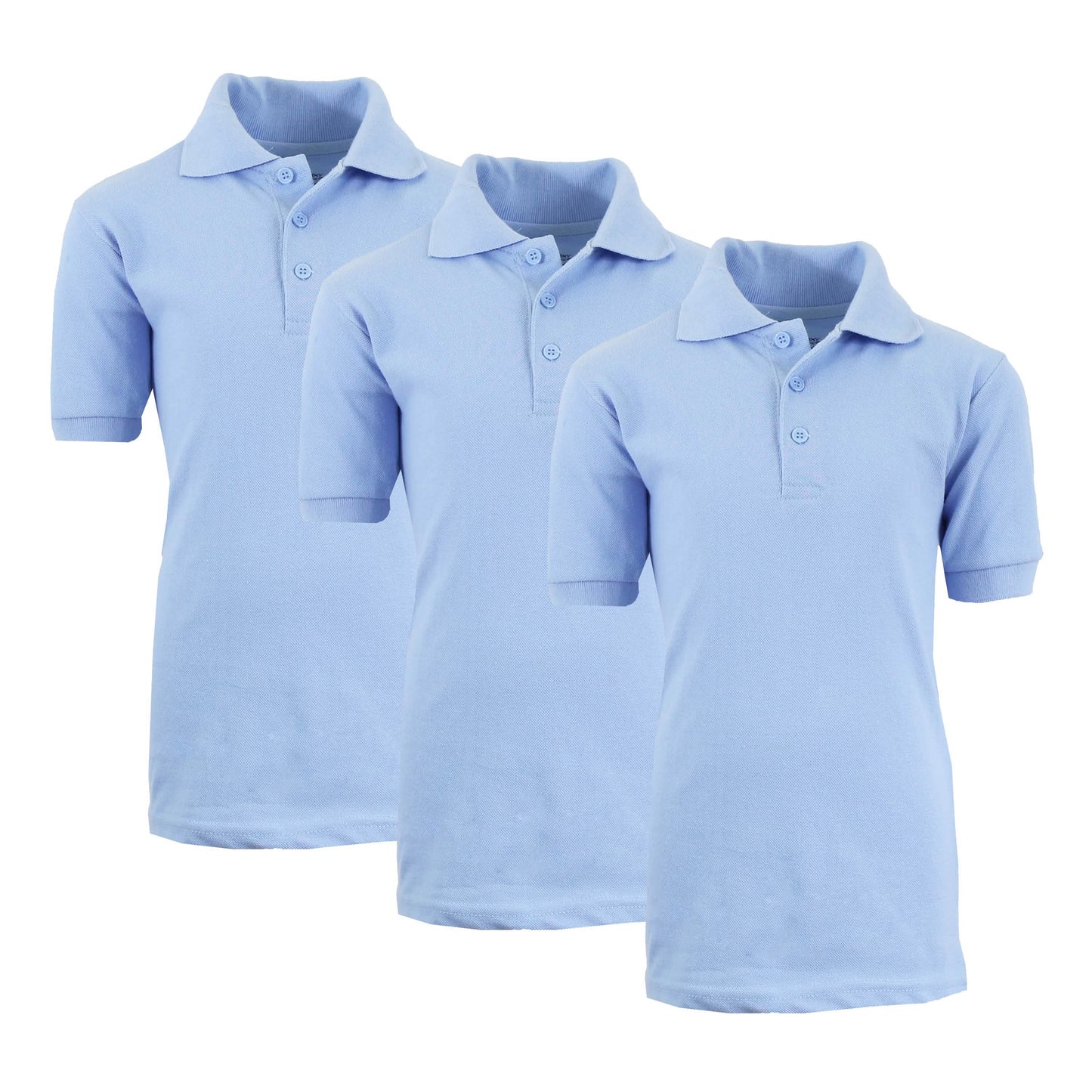 3-Pack: Boys School Uniform Polo
