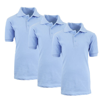 3-Pack: Boys School Uniform Polo