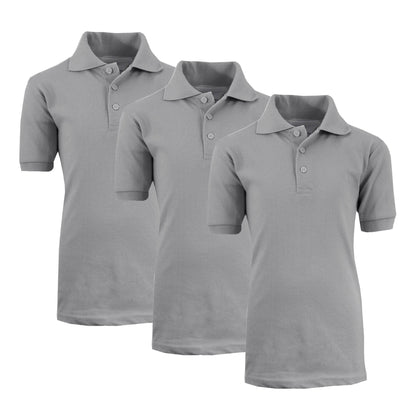 3-Pack: Boys School Uniform Polo