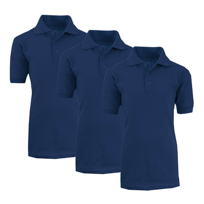 3-Pack: Boys School Uniform Polo