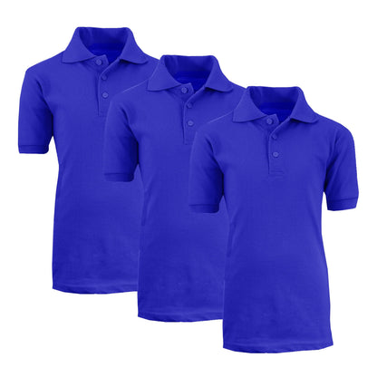 3-Pack: Boys School Uniform Polo