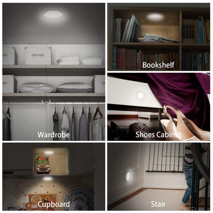 3-Pack: LED Wireless Puck Closet Lights