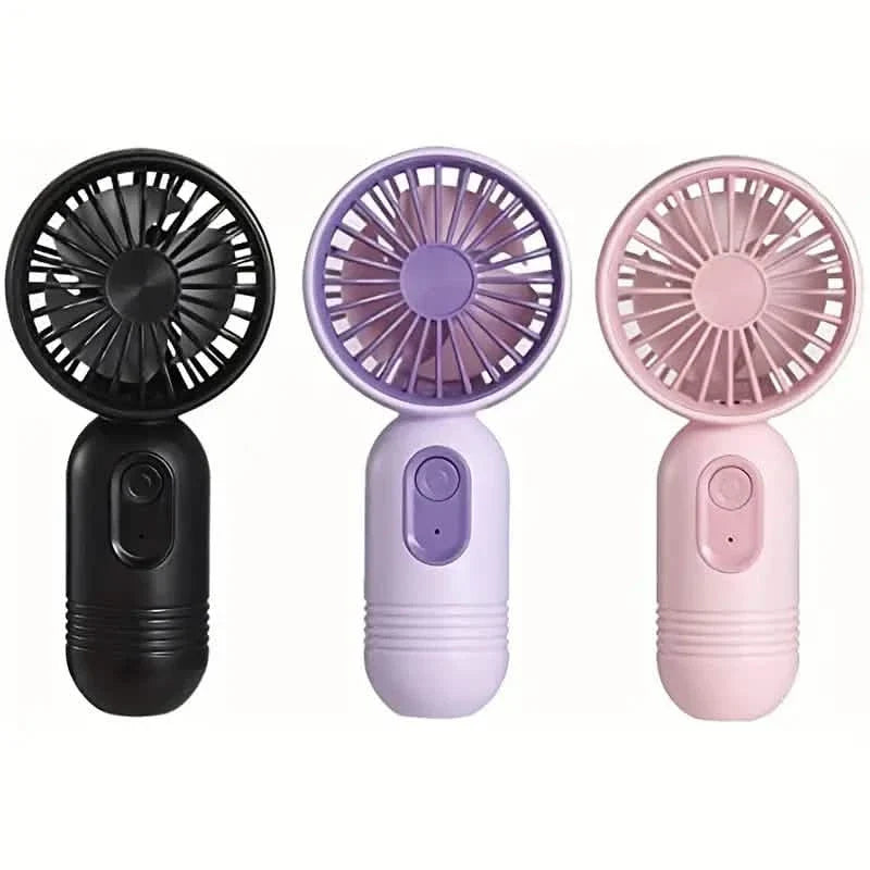USB Rechargeable Mini Portable Fan with 3 Speeds