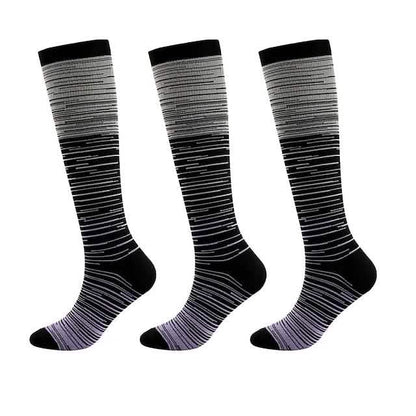 3-Pairs: Gradient Compression Socks