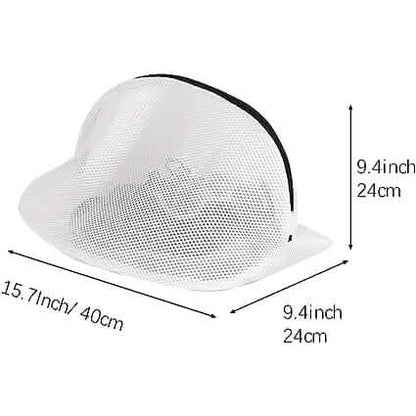 3-Piece Set: Mesh Shoe Laundry Bags with Zip Closure