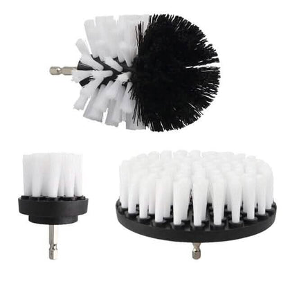 3-Piece Set: Power Scrubber Wash Cleaning Brushes Tool Kit