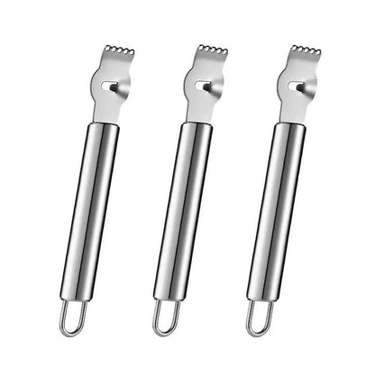 3-Pieces: Lemon Grater Stainless Steel Peeler