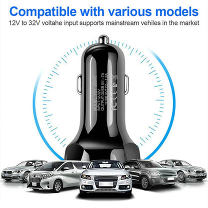 3-Port LED Car Charger