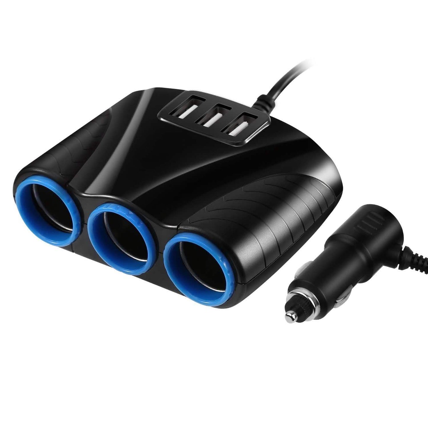 3-Socket Car Cigarette Lighter Splitter