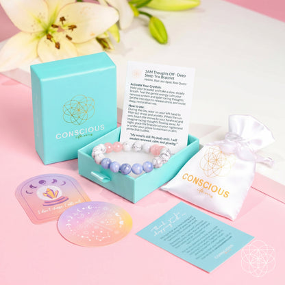 3AM Thoughts Off - Deep Sleep Trio Bracelet