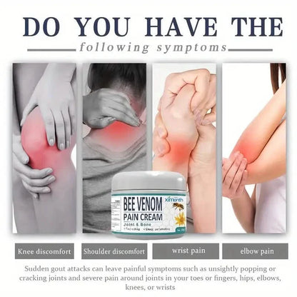 Bee Venom Pain Cream for Lumbar, Spine, Hand, Foot, Joint, Shoulder, Neck