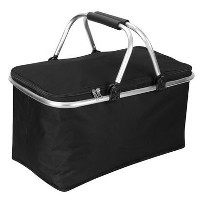 30L Insulated Picnic Basket Cooler Collapsible Food Delivery Storage