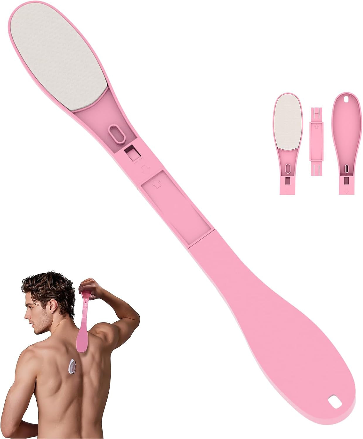 Foldable Lotion Applicator for Back | Portable Sunscreen & Tanning Applicator, Back Scratcher. Easily Apply Moisturizer, Cream & Ointment for Seniors and Women.