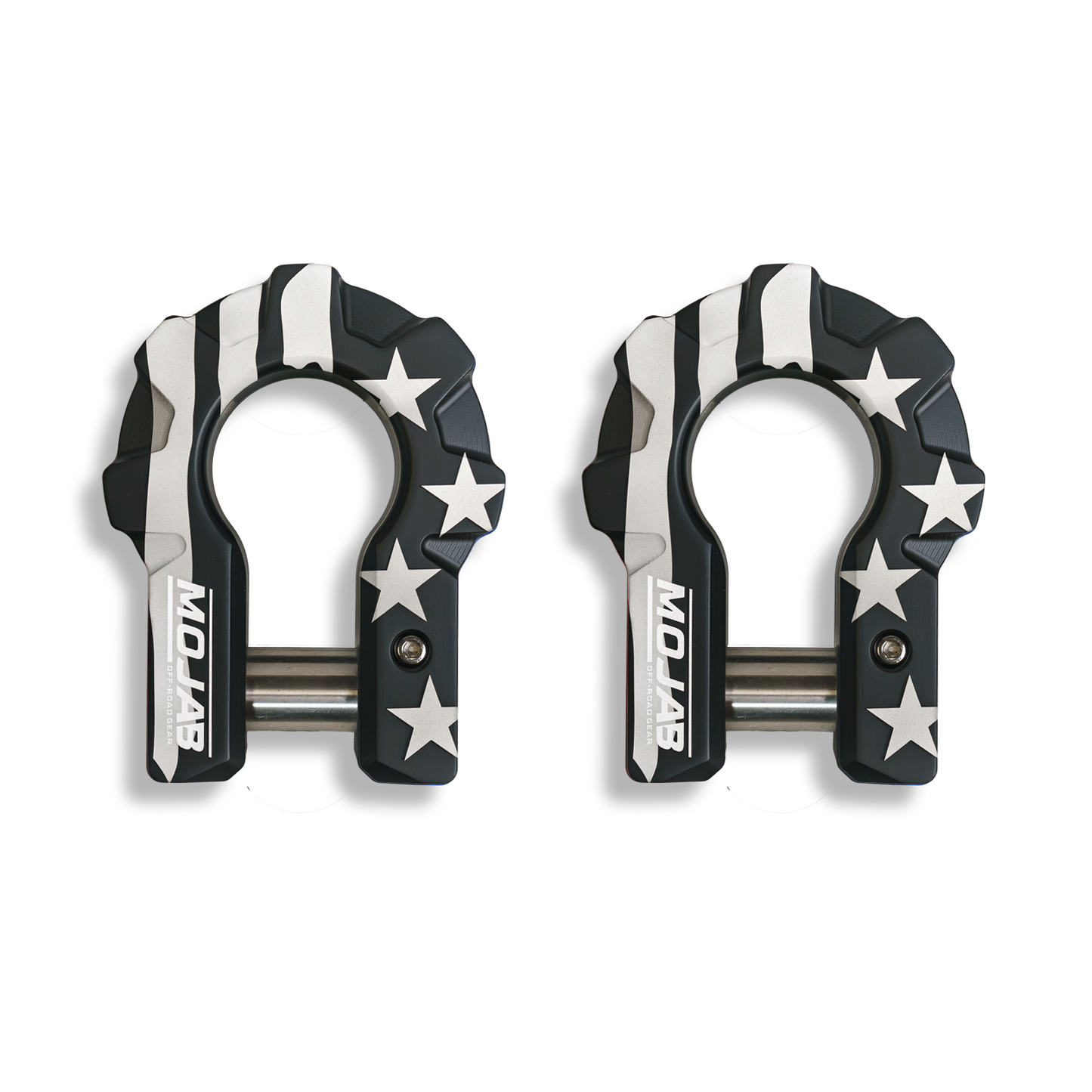 3/4'' Extreme duty Aluminum D-Shackle set (9T)-Ceramic coated (LIFETIME WARRANTY*)