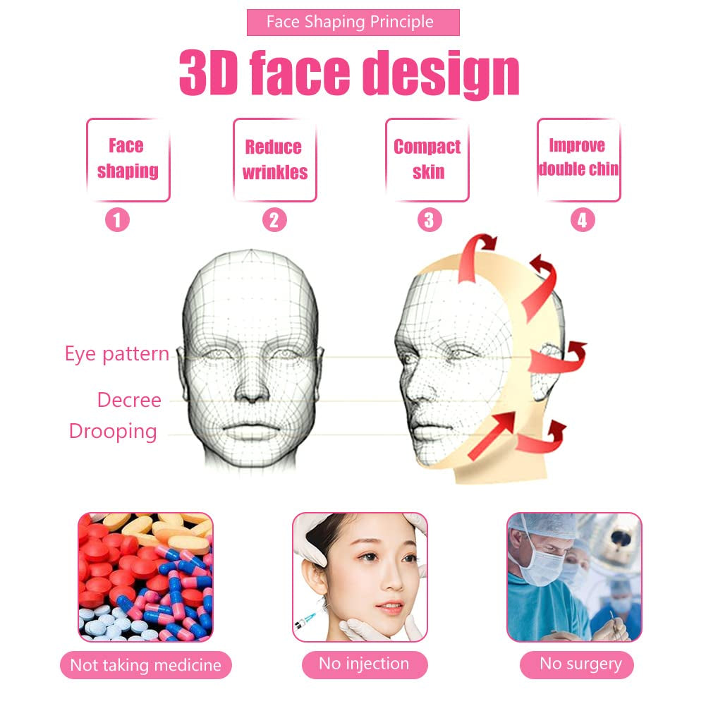 Women'S Double Chin Girdle, Slimming Face Facial Slimming Slimming Face Mask Slimming Mask Bandages V Face Strap Face