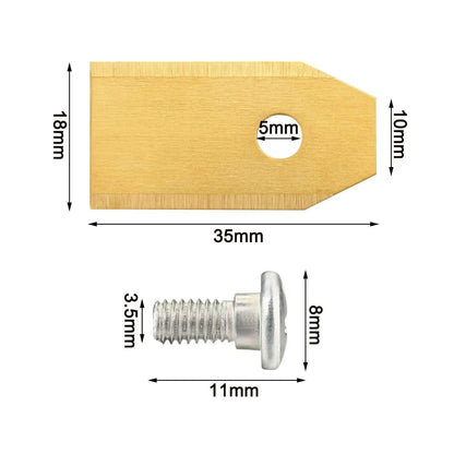 36-Pieces: Replacement Lawn Mower Blade