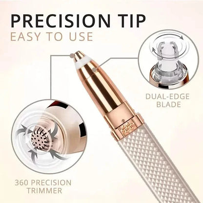 4-in-1 Facial Electric Hair Removal Painless Shaver Rechargeable Full Body Epilator