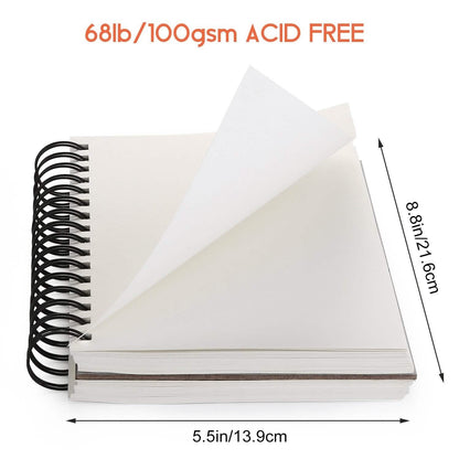 4-Pack: 100 Sheets Sketch Book