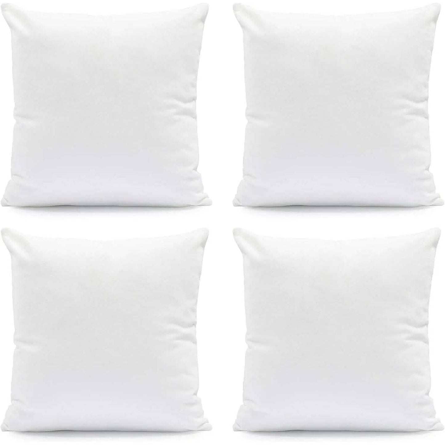 4-Pack: Decorative Throw Pillows Bed Sofa Couch Pillow Set Bounce Back Cushions