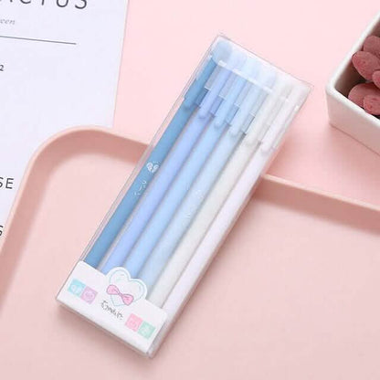 4-Pack: Morandi Color Gel Pen Kawaii Office School Student Stationery Supplies