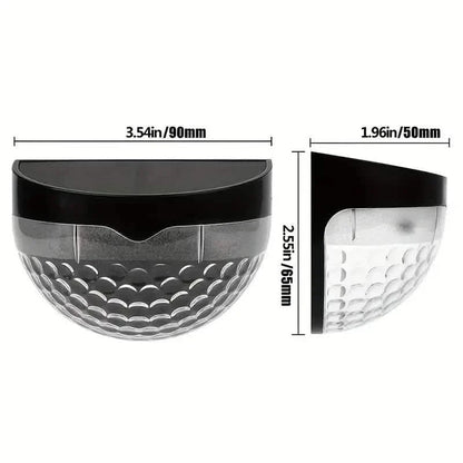 4-Pack: Solar Fence Lights Solar Deck Lights