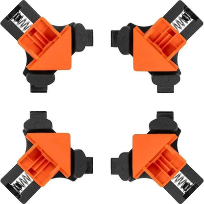 4-Piece Set: Precision 90 Degree Angle Clamps for Woodworking