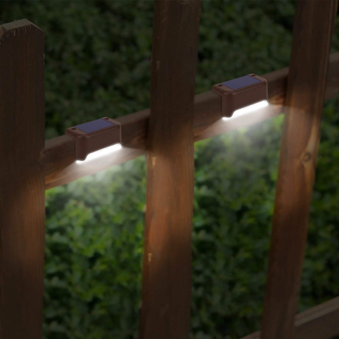4-Piece: Solar Powered LED Step Lights