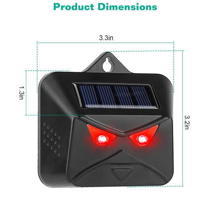 4-Piece: Solar Predator Control Light