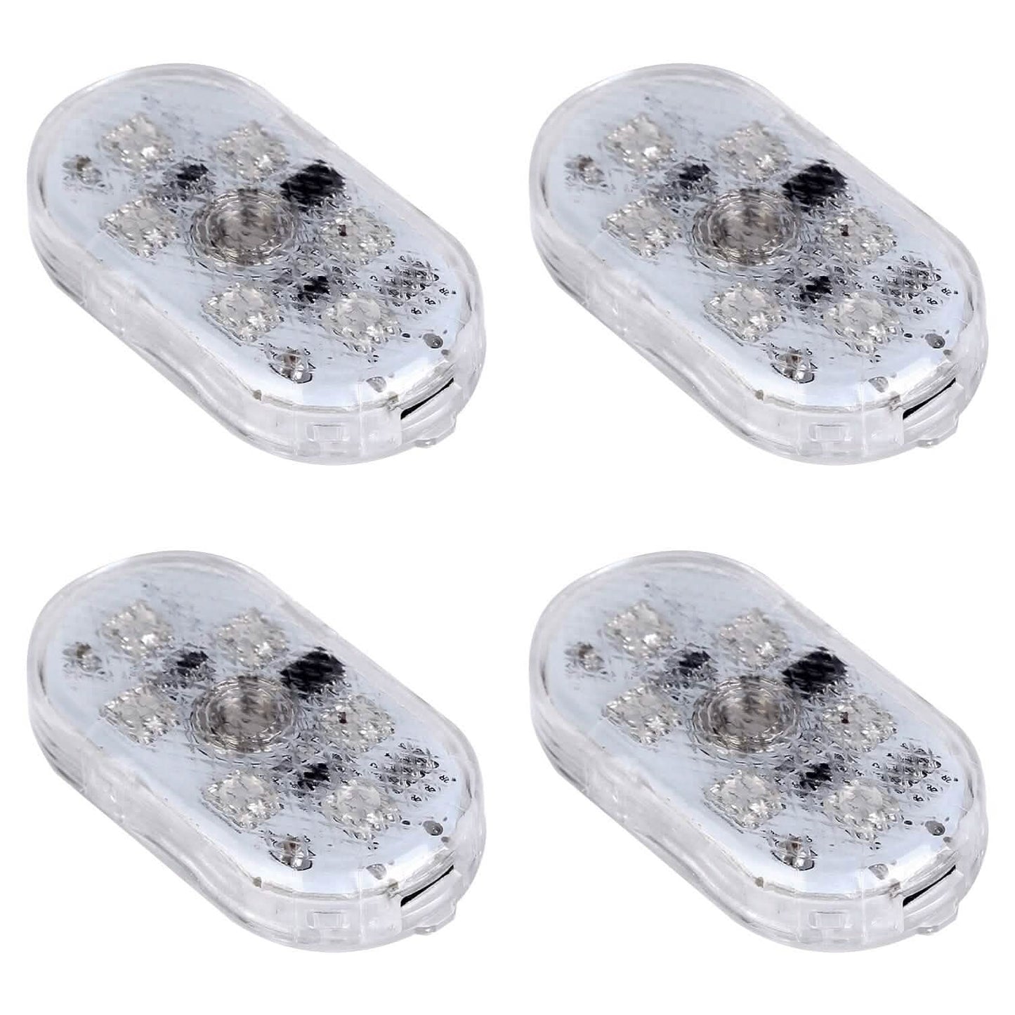 4-Pieces: Cordless Car Interior Light USB Rechargeable
