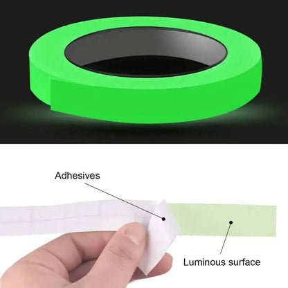 4-Pieces: Luminous Fluorescent Adhesive Tapes