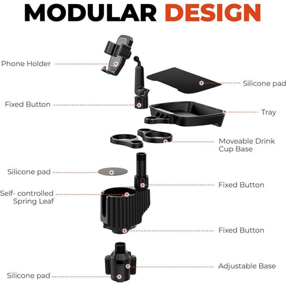 5-in-1 Car Organizer & Cup Holder