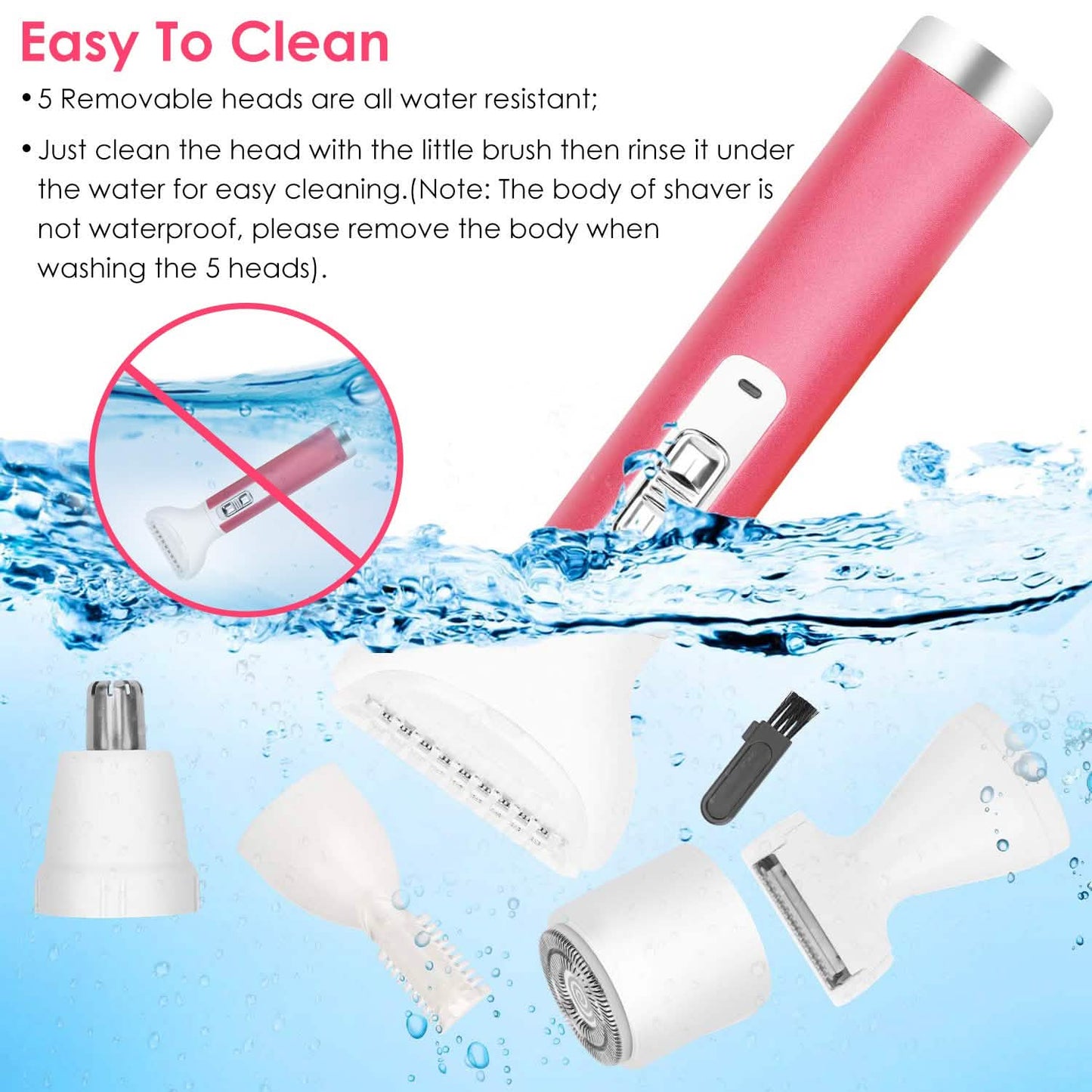 5-in-1 Lady Electric Razor