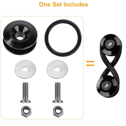 5-Set: Car Quick Release Bumper Fasteners