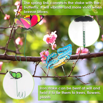 50-Piece: Butterfly Stake Ornament