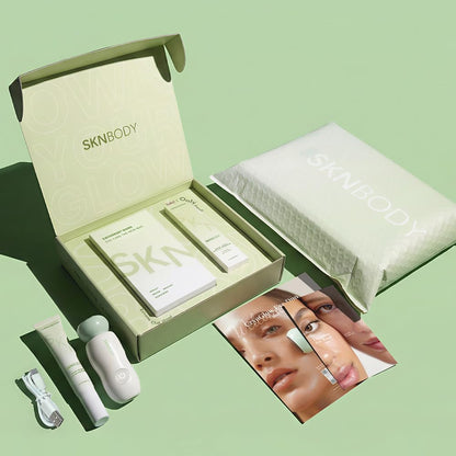 Cryoreset™ Eye Duo System Cryotherapy Cooling + Sonictap™ Eye Wand and Eye Cream Set, under Eye Massager with Gentle Vibration, Refreshes Tired Eyes and Helps Reduce Puffiness