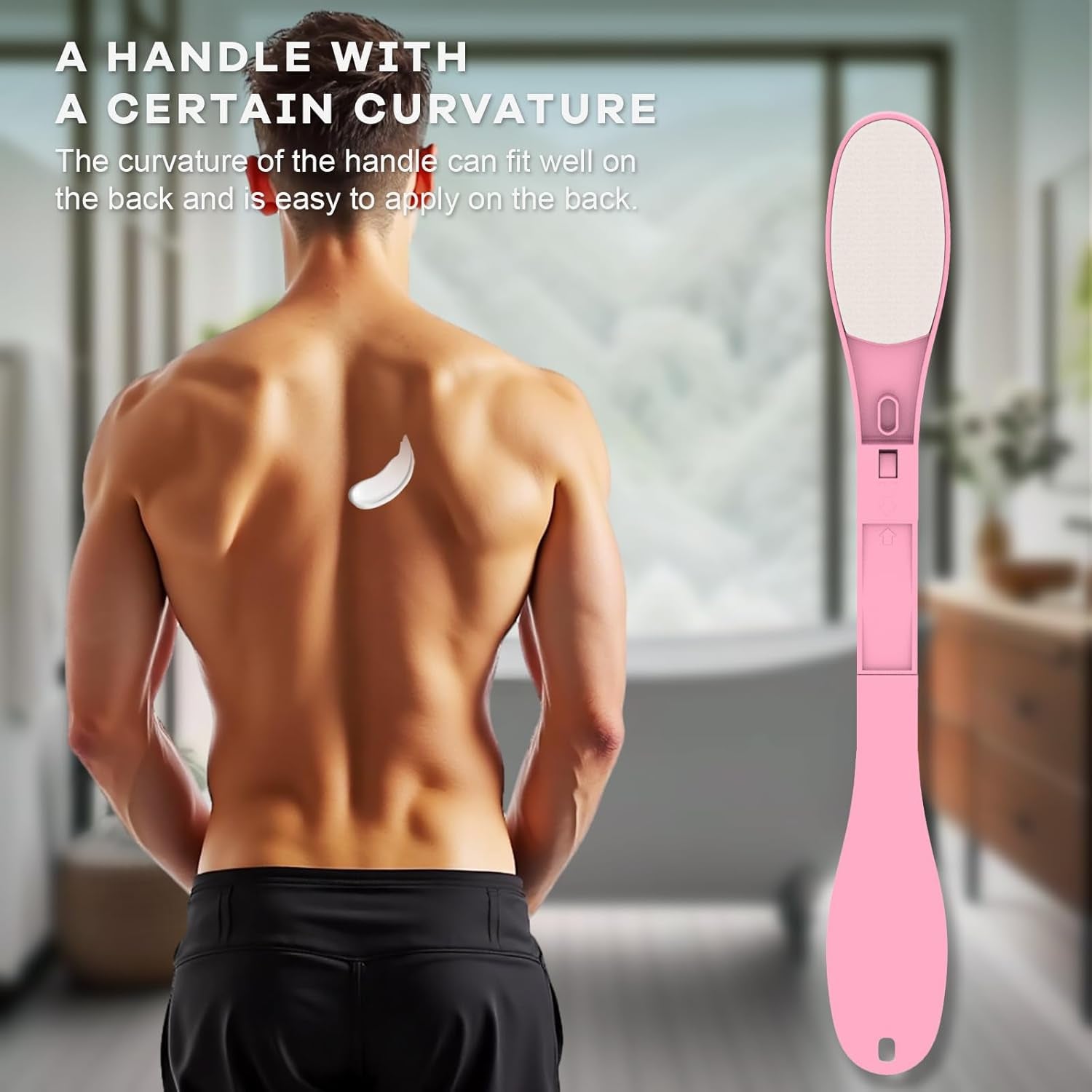 Foldable Lotion Applicator for Back | Portable Sunscreen & Tanning Applicator, Back Scratcher. Easily Apply Moisturizer, Cream & Ointment for Seniors and Women.