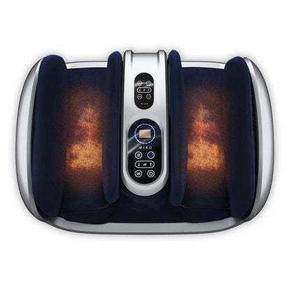 Shiatsu Foot Massager Machine - Deep Kneading, Heat Therapy, Improves Circulation, Fits up to Size 15