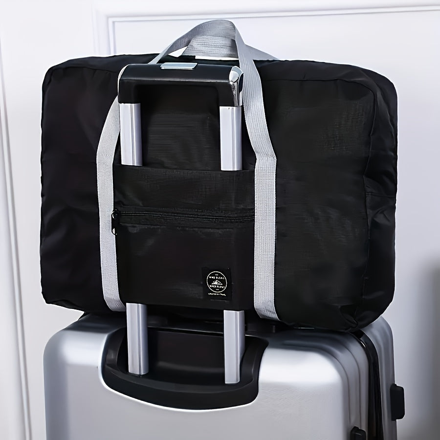 Large Foldable Travel Duffel Bag – Nylon, Gym & Weekend
