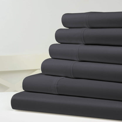 6-Piece: 1200 Thread Count Cotton Sheets