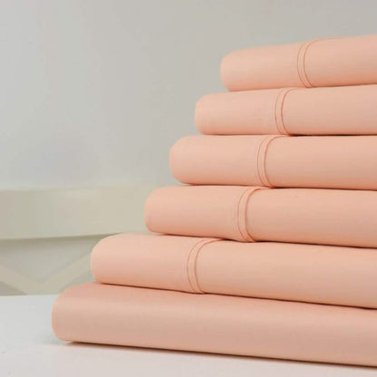 6-Piece: 1200 Thread Count Cotton Sheets