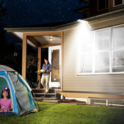 60LEDs Solar PIR Motion Sensor Remote Control Wireless Lamp
