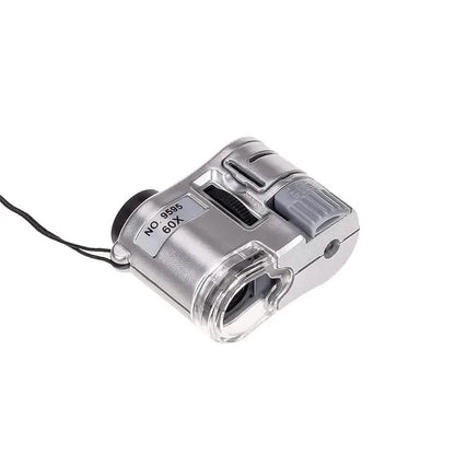 60X Handheld Magnifying Glass Mini Pocket Microscope