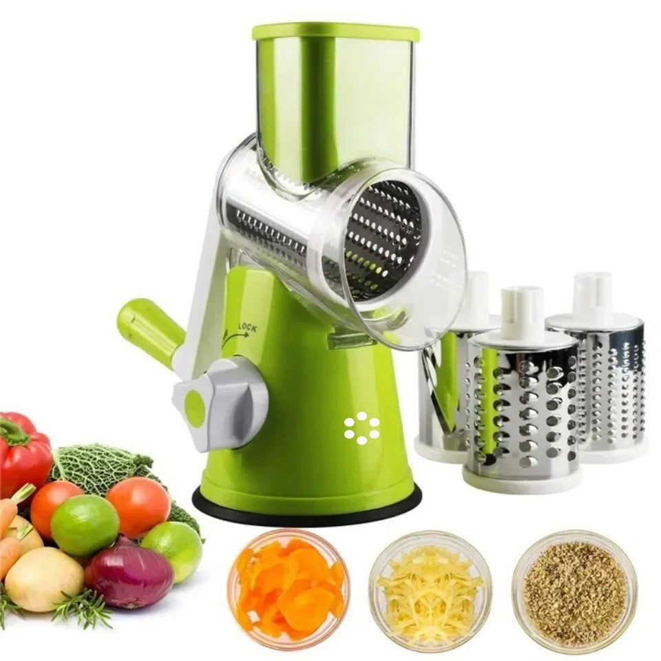 Manual Rotary Cheese Grater with Handle